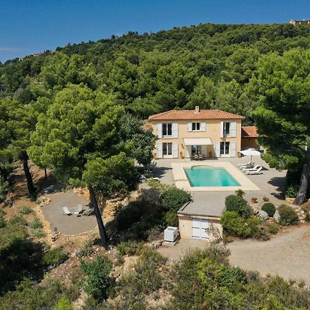 Villa "Le Sortilege" Vue Panoramique Et Piscine Tourtour Eksteriør billede