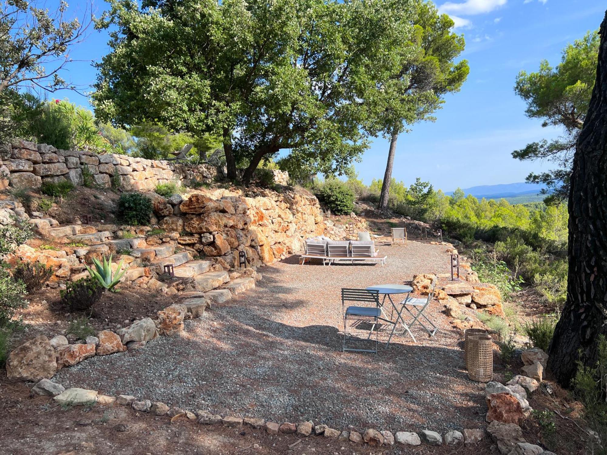 Villa "Le Sortilege" Vue Panoramique Et Piscine Tourtour Eksteriør billede